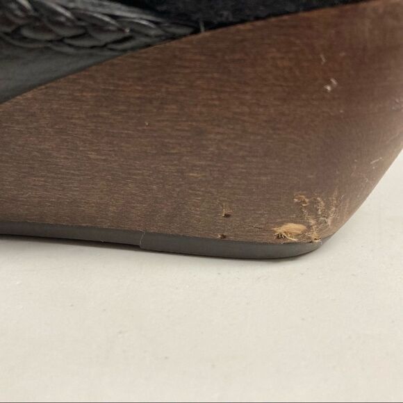 BARE TRAPS, Mary Jane shoes,Sz 6M. Ginger Style,Black, Leather Upper, wedge heel - Picture 7 of 10